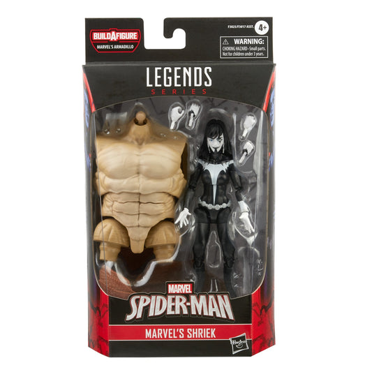 Marvel Legends - Spider-Man (Armadillo BAF) - Marvel's Shriek Action Figure (F3025)