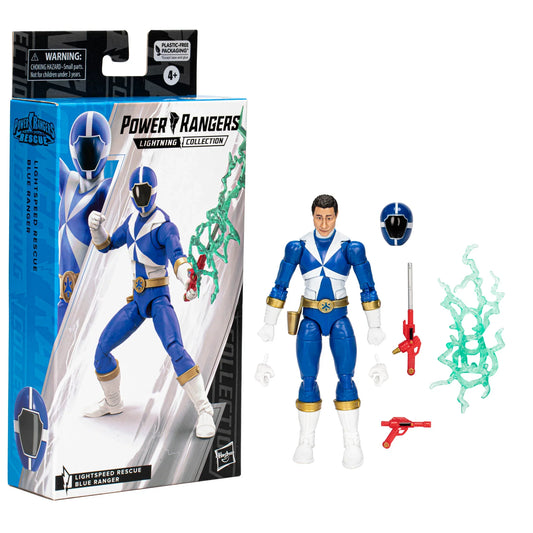 Power Rangers: Lightning Collection - Lightspeed Rescue Blue Ranger Action Figure (F8212)
