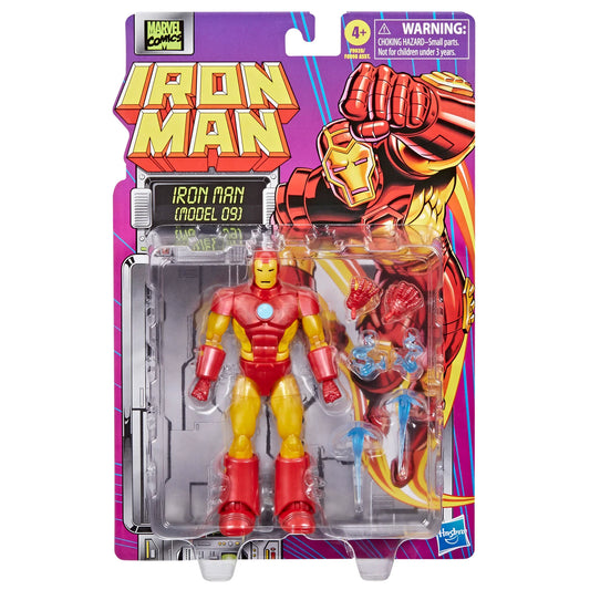 Marvel Legends Series - Iron Man Retro Collection - Iron Man (Model 09) Action Figure (F9028) LOW STOCK