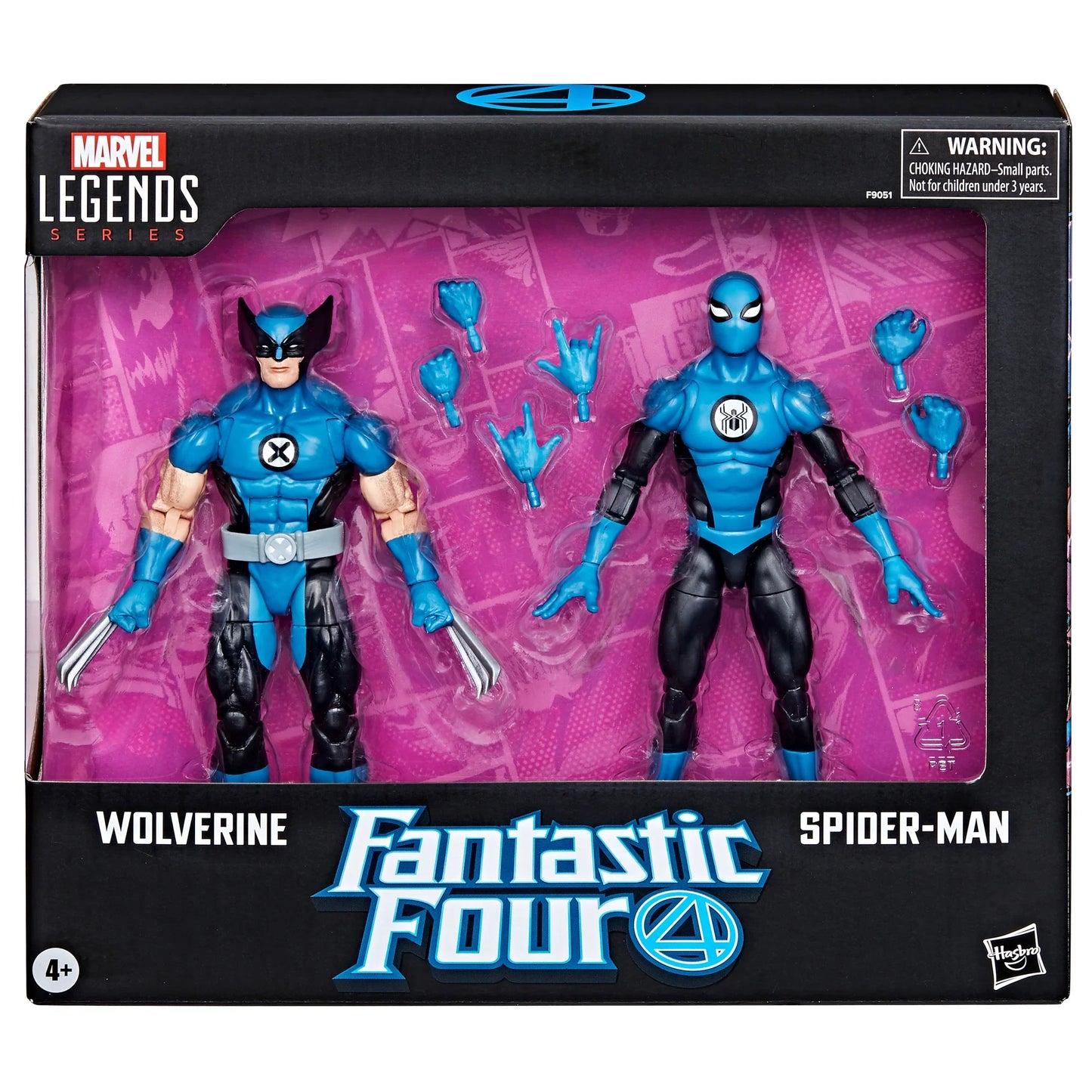 [PRE-ORDER] Marvel Legends Series - Wolverine and Spider-Man (Fantastic Four) Action Figure 2-Pack (F9051)