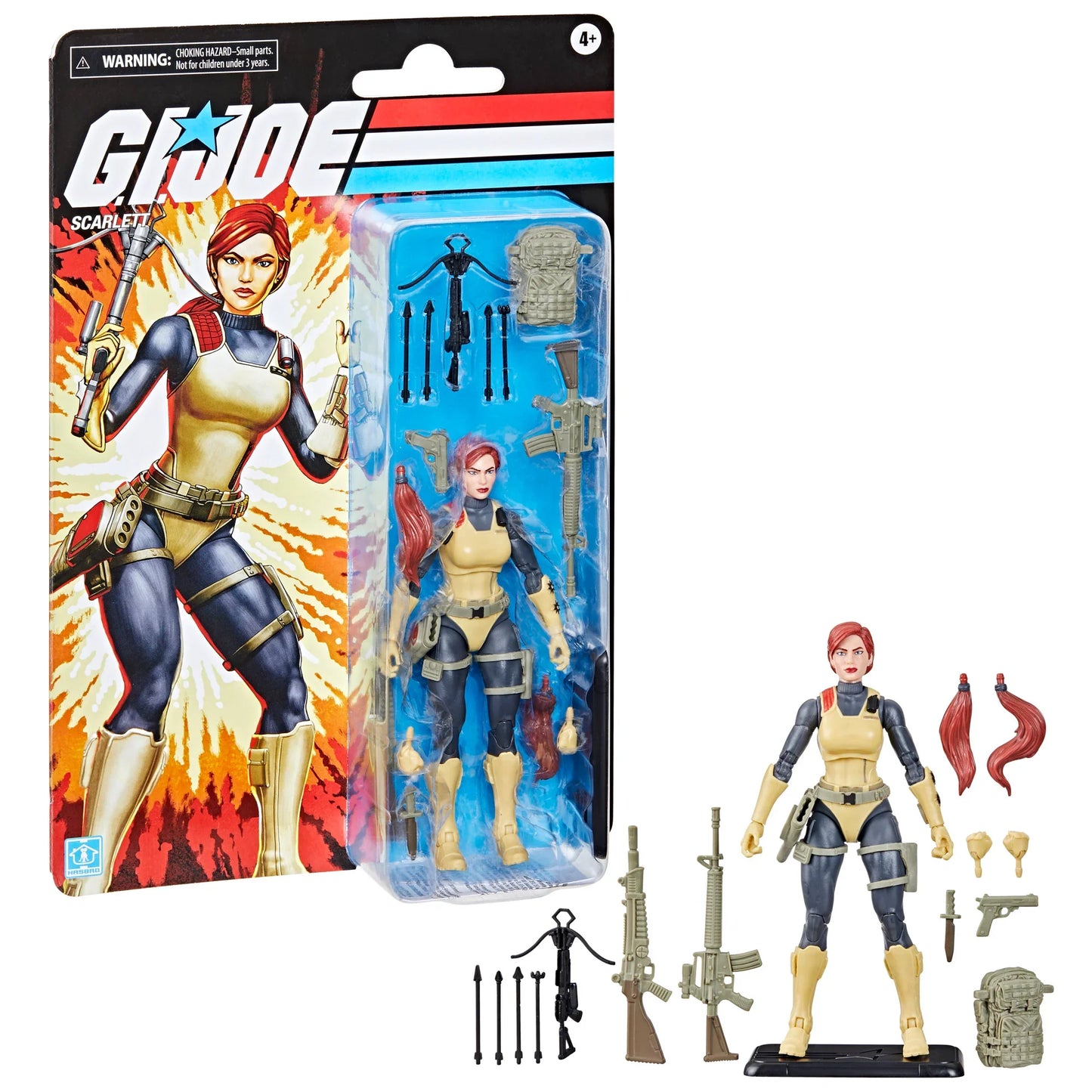 G.I. Joe Classified Series - Retro Cardback Scarlett Action Figure (F9675)