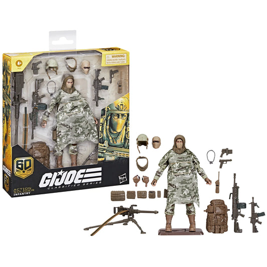 G.I. Joe Classified Series - 60th Anniversary Action Soldier - Infantry Action Figure (F9678) LOW STOCK