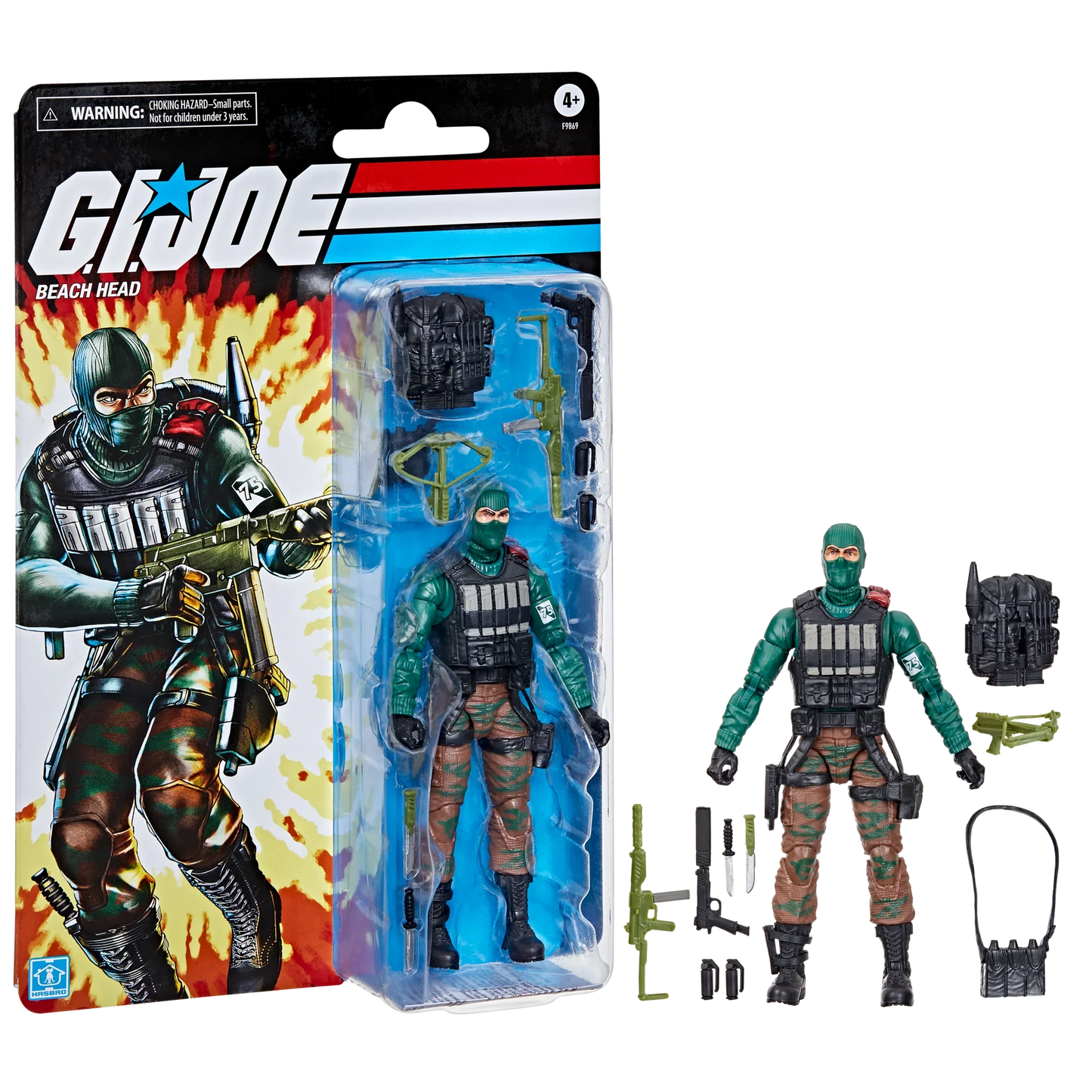 [PRE-ORDER] G.I. Joe: Classified Series Retro Cardback - Beach Head Action Figure (F9869)