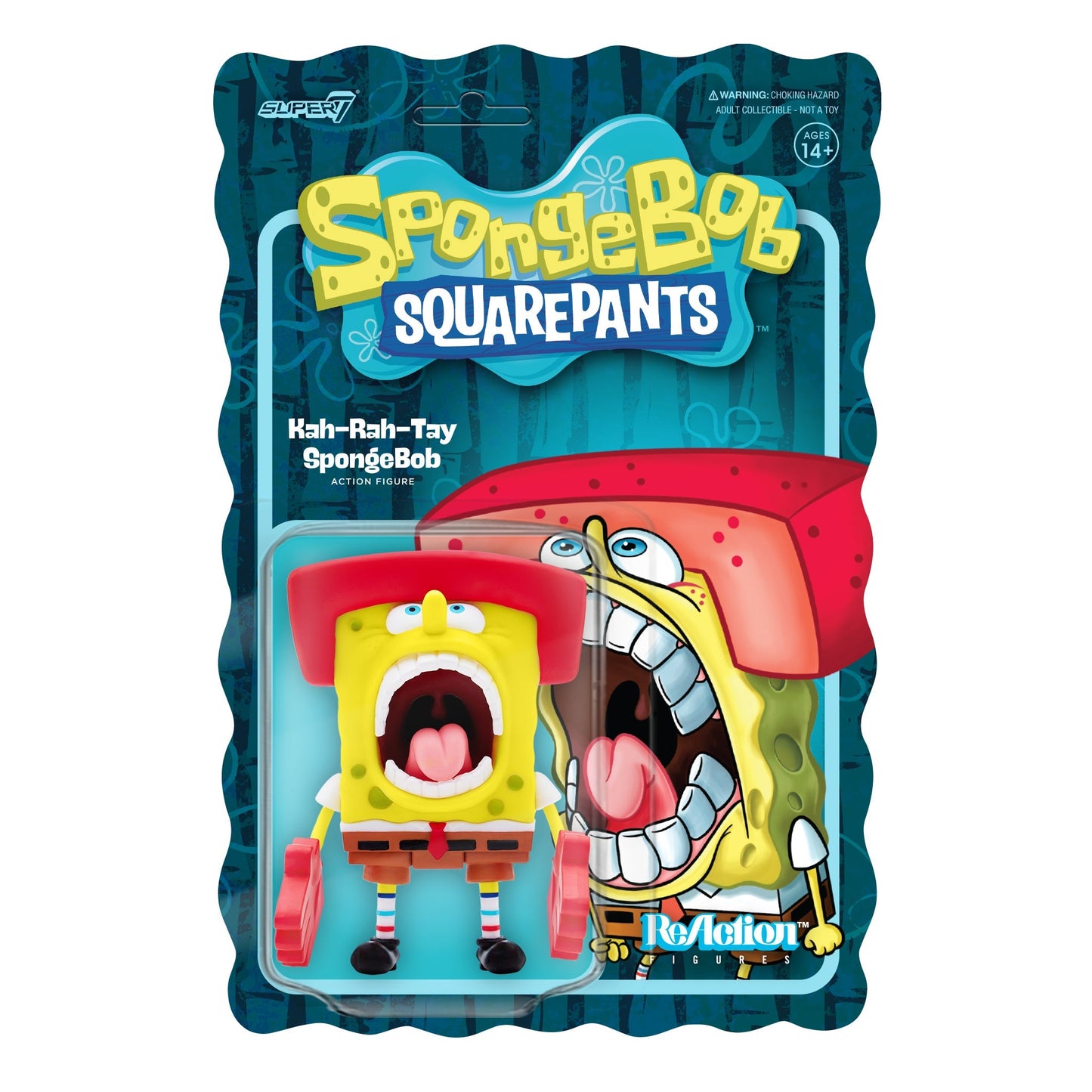 Super7 ReAction Figures - SpongeBob SquarePants - Kah-Rah-Tay SpongeBob Action Figure (81108)