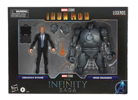 Marvel Legends The Infinity Saga - Iron Man - Obadiah Stane - Iron Monger Action Figures (F0218) LOW STOCK