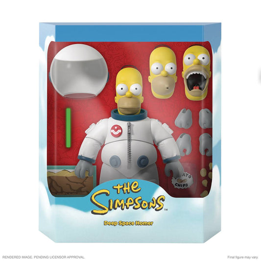 Super7 Ultimates - The Simpsons (Wave 1) Deep Space Homer Action Figure (81737) LOW STOCK