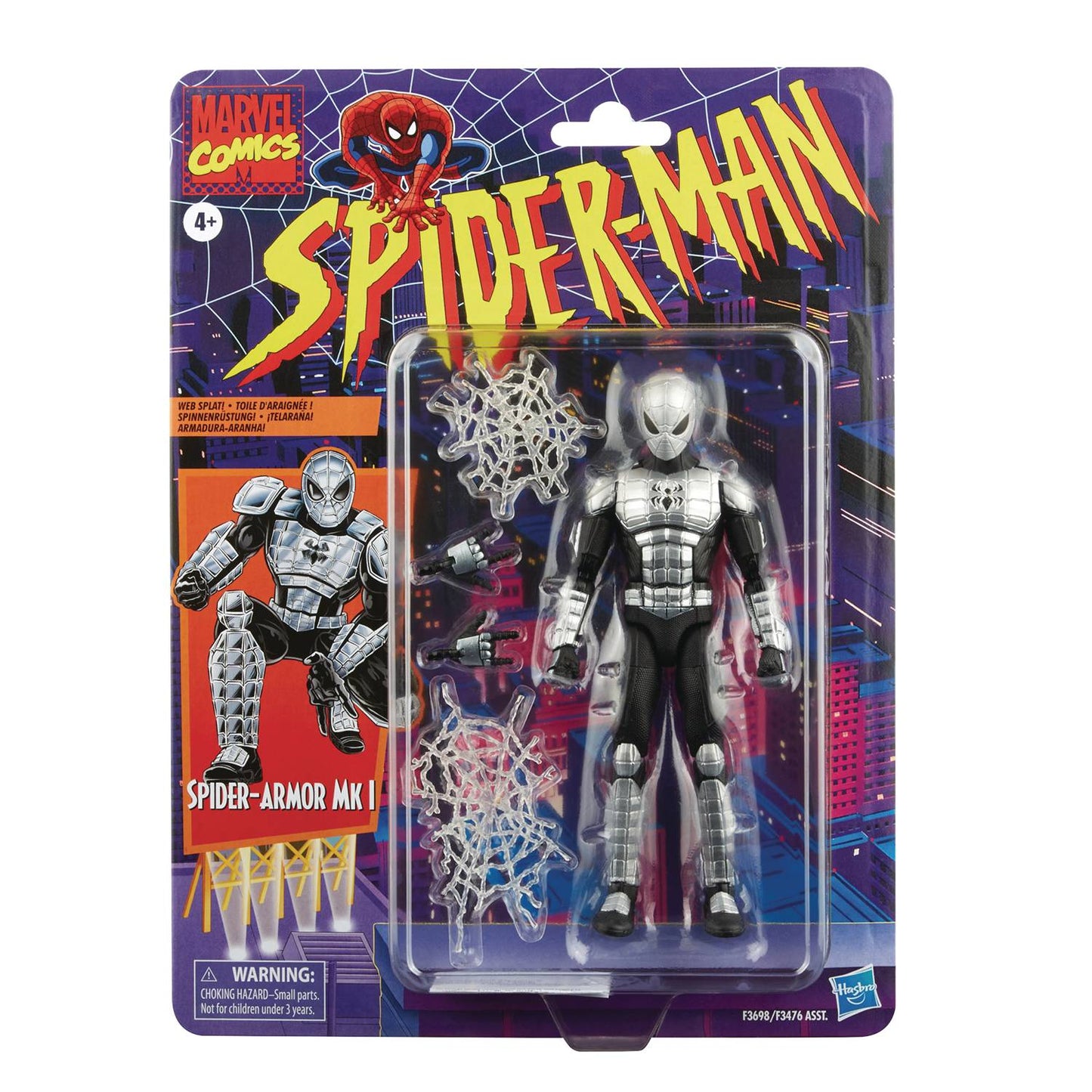 Marvel Spider-Man Legends - Retro Collection - Spider-Armor MK I (F3698) Action Figure LOW STOCK