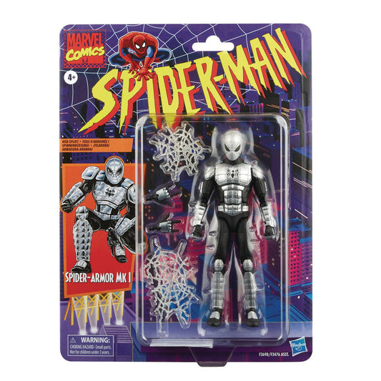 Marvel Spider-Man Legends - Retro Collection - Spider-Armor MK I (F3698) Action Figure LOW STOCK