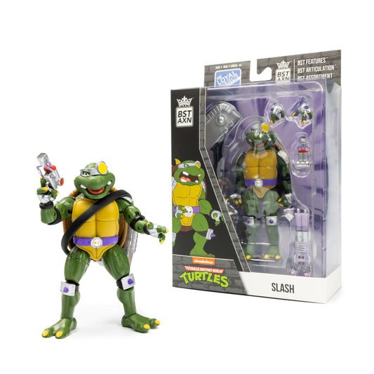 The Loyal Subjects - BST AXN - Teenage Mutant Ninja Turtles - Slash Action Figure (77239) LOW STOCK