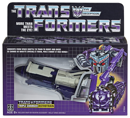 Transformers Vintage G1 Reissue - Triple Changer Astrotrain Action Figure (E7834) LAST ONE!