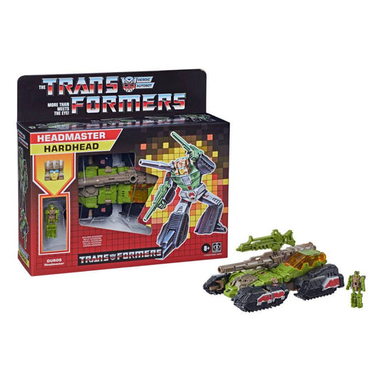 Transformers - Vintage Reissue - Deluxe-Class Headmaster Hardhead & Duros (F1023) Action Figures