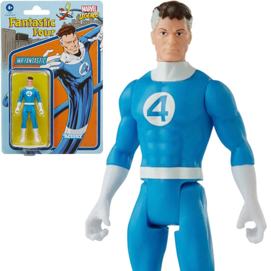 Marvel Legends Kenner Retro Collection Mr. Fantastic 3.75 Action Figure (F3811) LOW STOCK