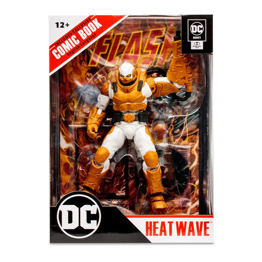 DC Direct (McFarlane Toys) Page Punchers Heatwave Action Figure with The Flash Comic Book (15909)