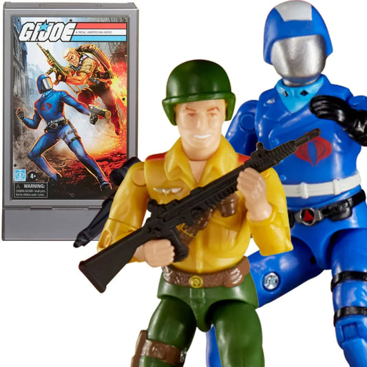 G.I. Joe Retro Collection - Duke vs. Cobra Commander (F4926) 3.75-Inch Exclusive 2-Pack Action Figure Set LAST ONE!