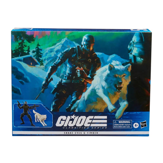 G.I. Joe Classified Series - Snake Eyes and Timber Action Figure Set (F4321) LOW STOCK