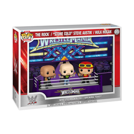 Funko Pop! Moment #05 - WWE WrestleMania 30 Opening Toast Deluxe Vinyl Figures (78810) LOW STOCK
