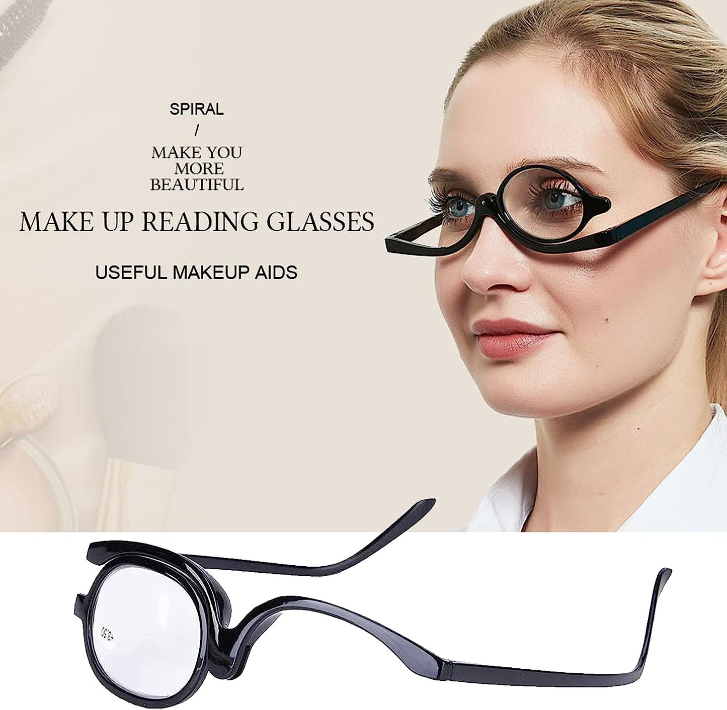 Rotatable MakeUp Reading Glass