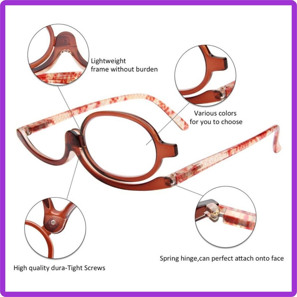 Rotatable MakeUp Reading Glass