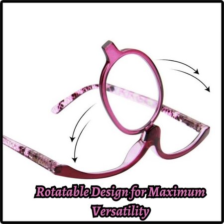 Rotatable MakeUp Reading Glass