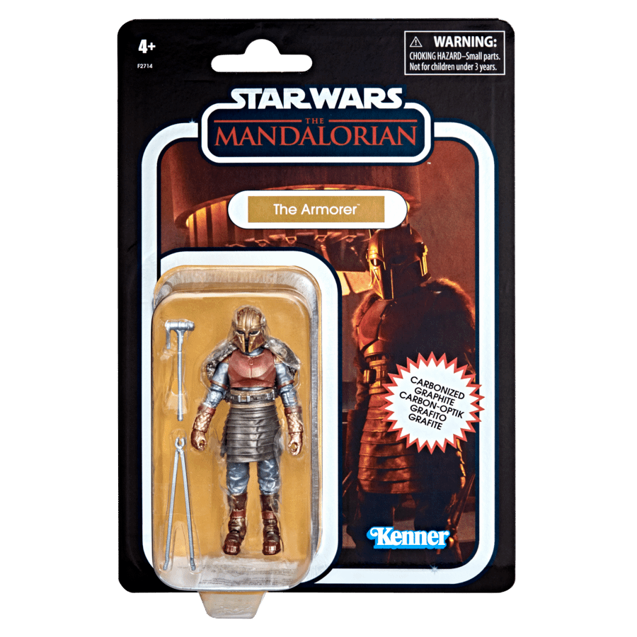 Kenner - Star Wars: The Vintage Collection - The Mandalorian - The Armorer (F2714) Exclusive Carbonized Action Figure LOW STOCK