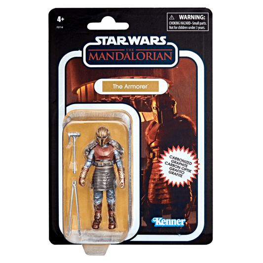 Kenner - Star Wars: The Vintage Collection - The Mandalorian - The Armorer (F2714) Exclusive Carbonized Action Figure LOW STOCK