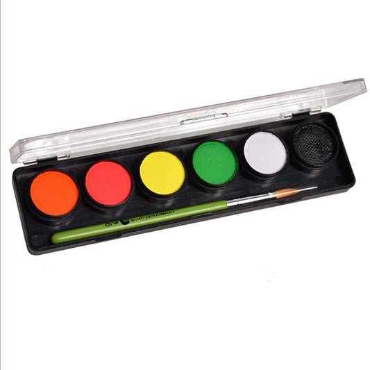 Professional Face & Body Paint Palette Adult Party Box Palette 6 Shade