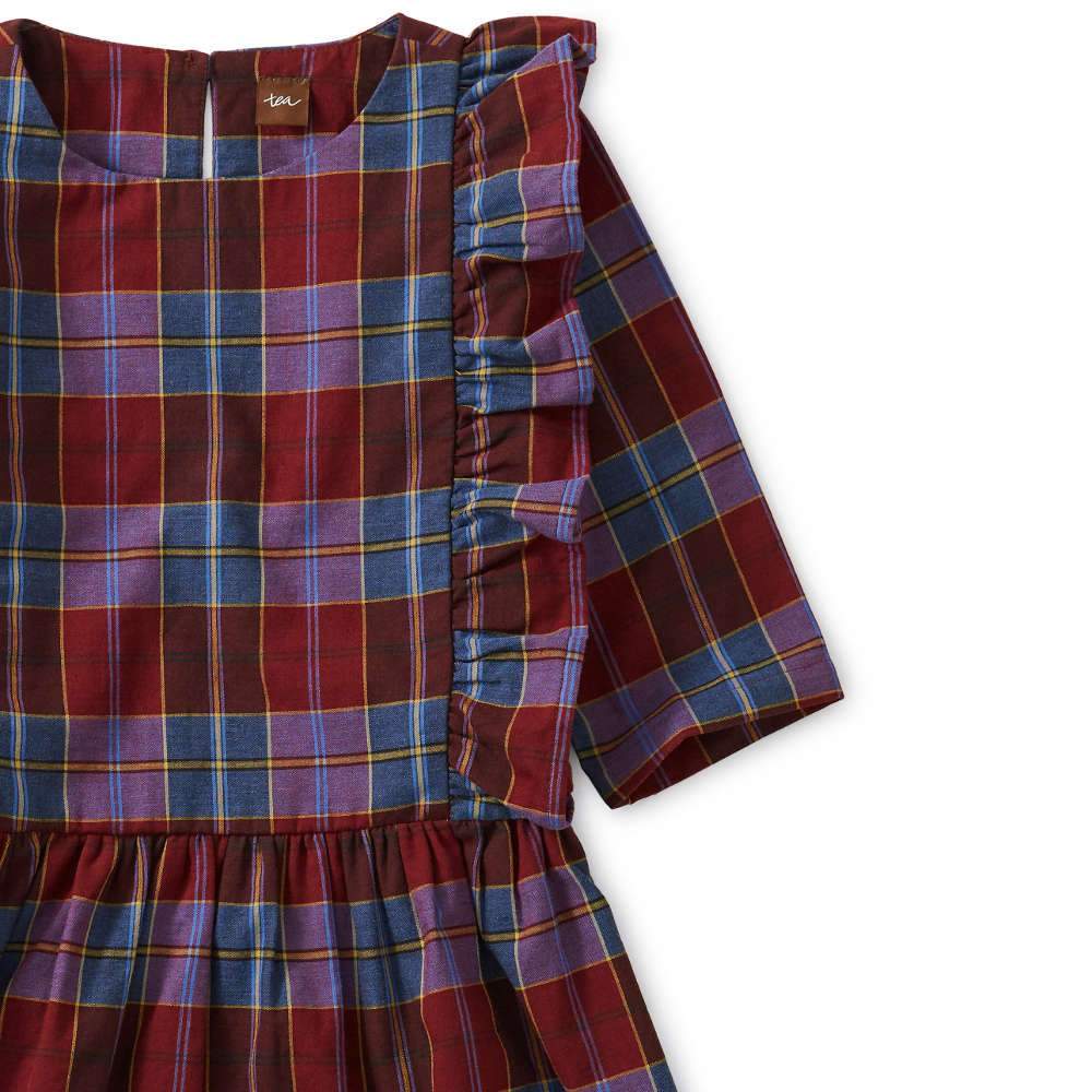 Tea Collection Family Plaid Ruffle Dress
