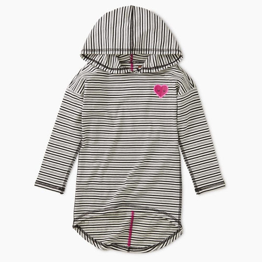 Tea Collection Heart Hi-Lo Pullover Hoodie